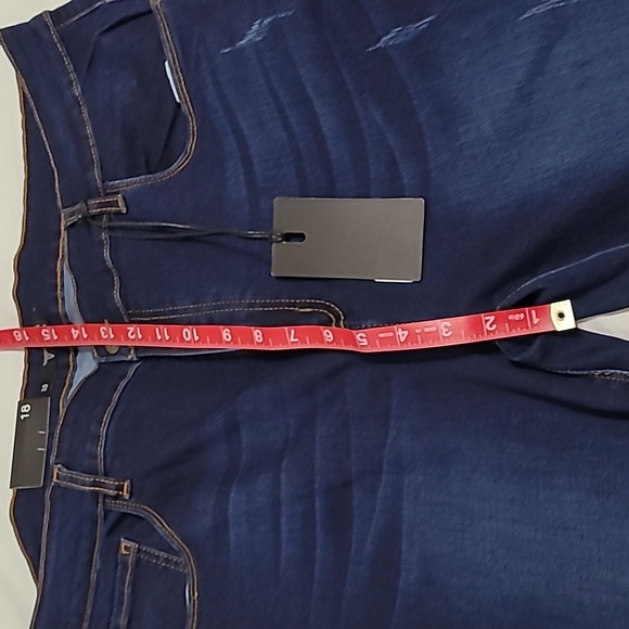 Lucky & Blessed Flares Dark Wash Leg Inserts - Picture 10 of 11